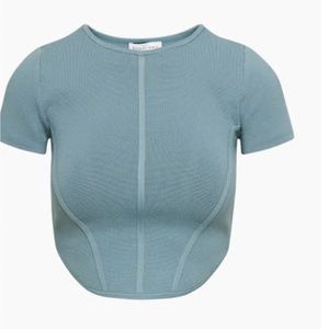 Babaton Aritzia Sculpt Knit Bustier Top